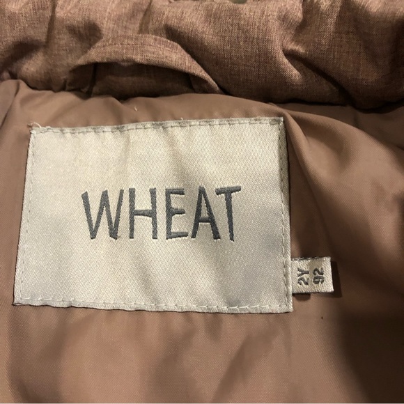WHEAT kids puffer jacket Sz 2Y 92. Dusty Rose - Picture 2 of 10
